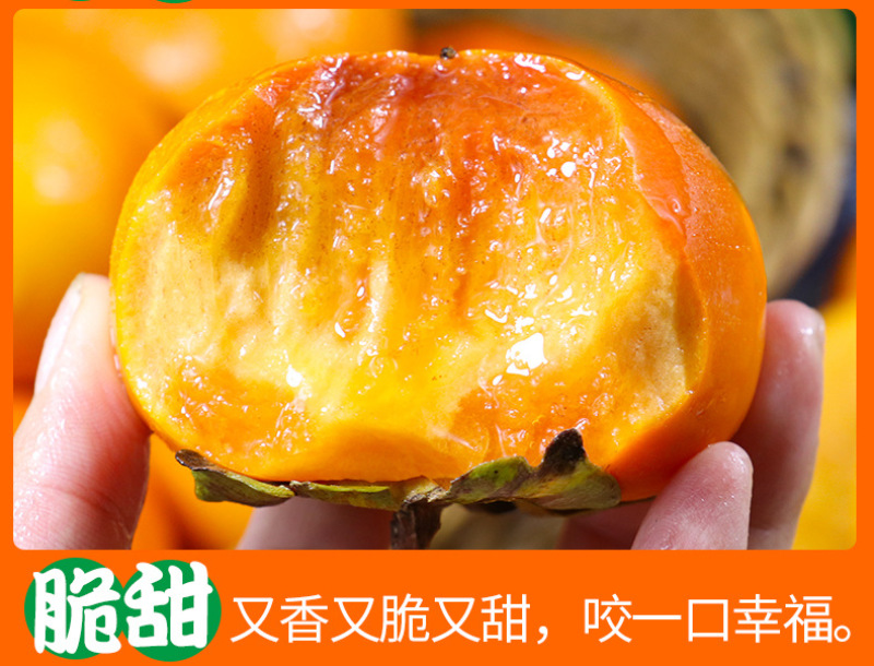 山西阳丰脆柿一件代发产地直发一手货源对接各大电商平台