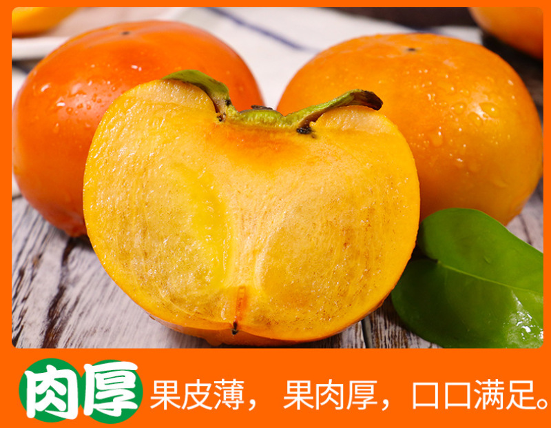 山西阳丰脆柿一件代发产地直发一手货源对接各大电商平台