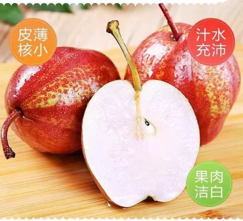 陕西彩虹梨一件代发产地直发一手货源对接各大电商平台