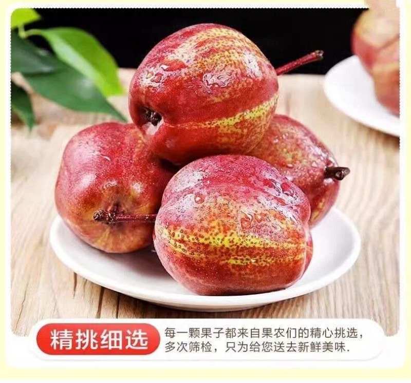 陕西彩虹梨一件代发产地直发一手货源对接各大电商平台