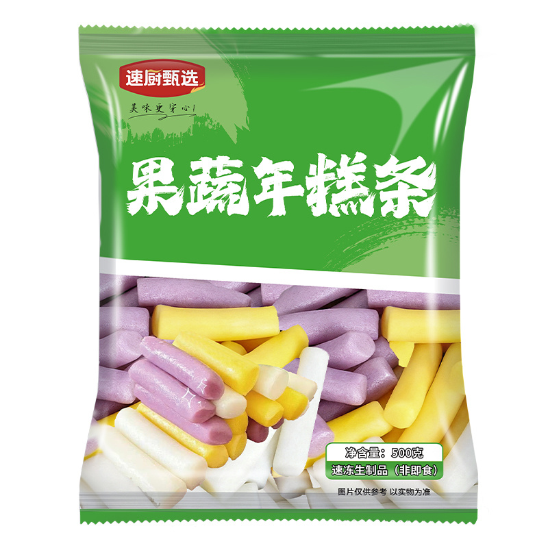 果蔬年糕条网红年糕条韩式年糕火锅半成品食材商用批发整箱