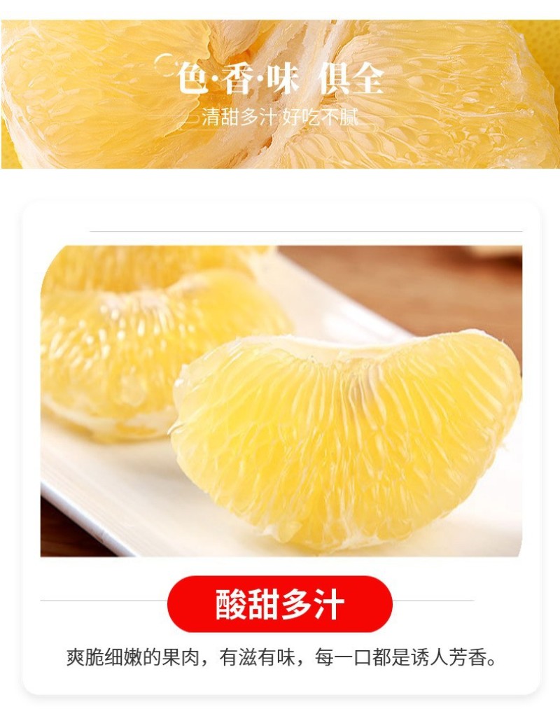 福建葡萄柚一件代发产地直发一手货源对接各大电商平台