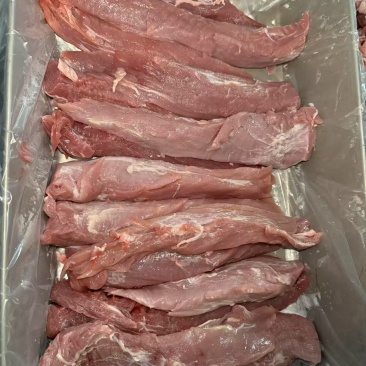 猪五号肉猪颈肉松板肉品质保证可视频看货欢迎来电咨询