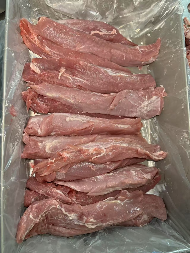 猪五号肉猪颈肉松板肉品质保证可视频看货欢迎来电咨询