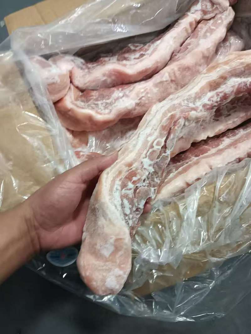 带皮五花肉条烤五花必备原材料