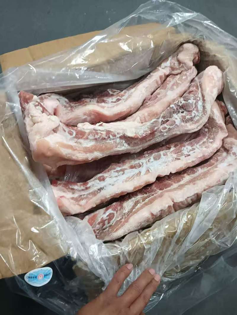 带皮五花肉条烤五花必备原材料