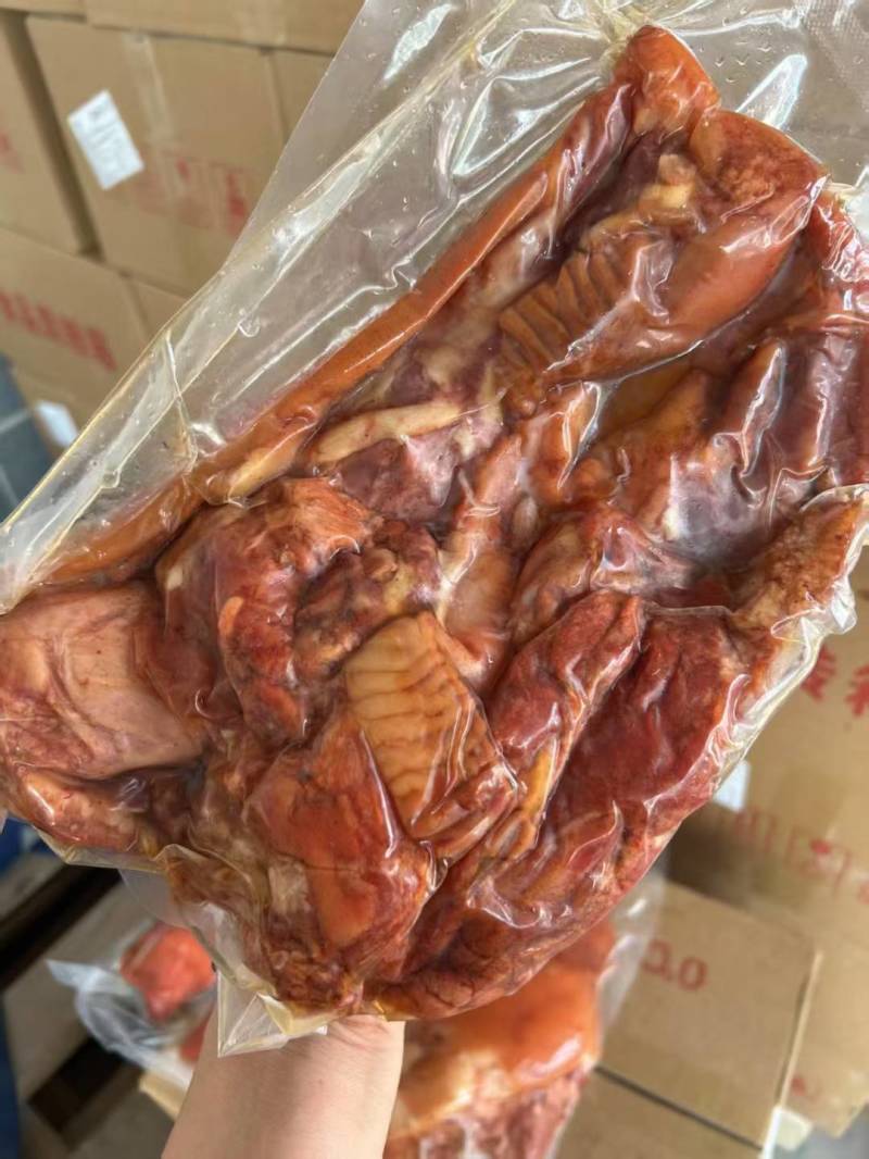 河南郑州猪副产品/熟食/五香猪头肉/口感好/量大价优/