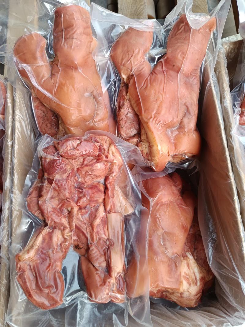 河南郑州猪副产品/熟食/五香猪头肉/口感好/量大价优/