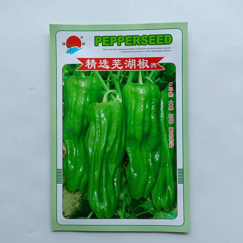 镇研芜湖椒种子基地优品薄皮泡椒种子辣椒种籽孑特大高产蔬菜