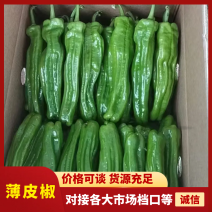 精品薄皮青椒，量大质量保证，按需包装！欢迎选购！