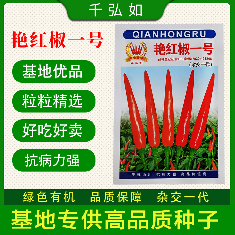 基地优品贵州朝天椒辣椒种子特辣小尖椒小米椒超辣高产四季蔬