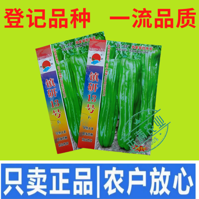 镇研13号大果辣椒种籽薄皮辣椒种子大全春秋季蔬菜种孑四季