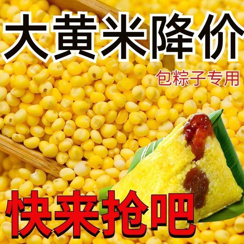东北大黄米农家新米正宗糯小米黍米粘米饭黄米包粽子软米杂粮