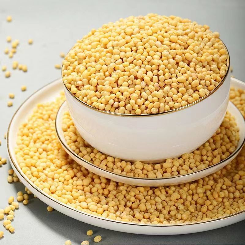 新绿豆仁49斤农家自种脱皮去皮绿豆粒绿豆饼糕烘培五谷杂粮