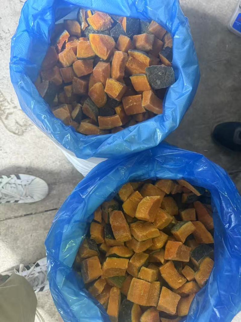 【推荐】冷冻速冻锁鲜南瓜块工厂直发对接全国餐饮，供应链