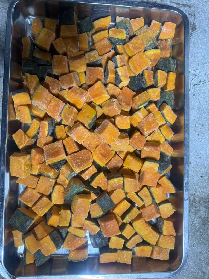 【推荐】冷冻速冻锁鲜南瓜块工厂直发对接全国餐饮，供应链