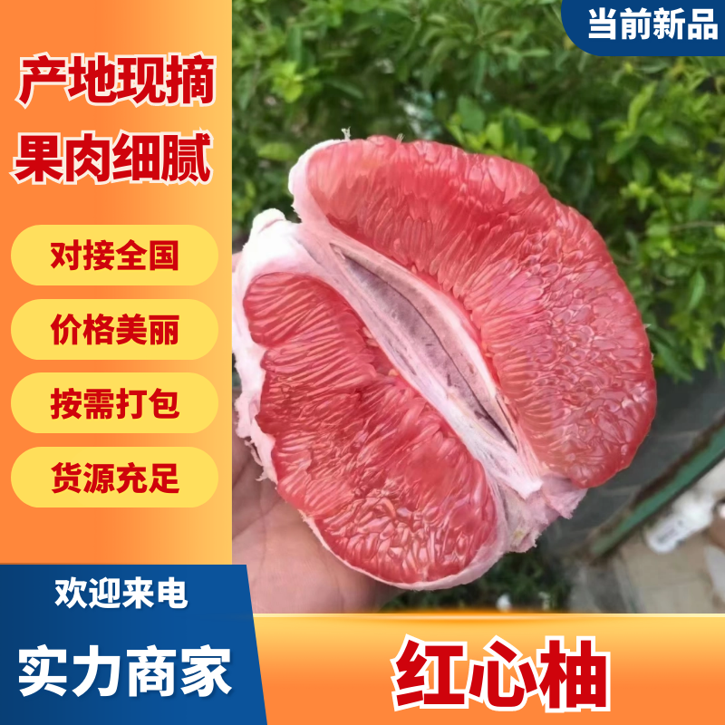 红心柚湖北宜昌柚子实力供应对接电商社区团购等
