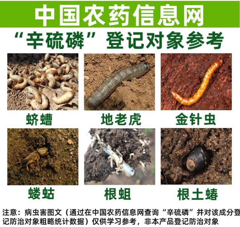 3%辛硫磷颗粒杀虫剂花生蛴螬地老虎金针虫地下害虫正品包邮