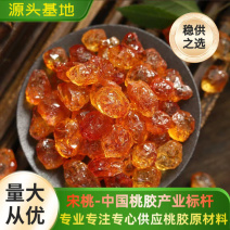 桃胶源头自产自销量大从优批发人工精修剪珍珠颗粒无杂桃胶