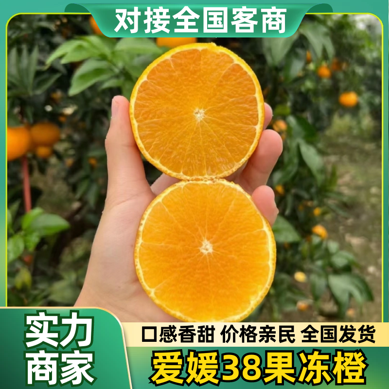 【热卖】爱媛橙爱媛果冻橙四川橙子新鲜多汁口感香甜