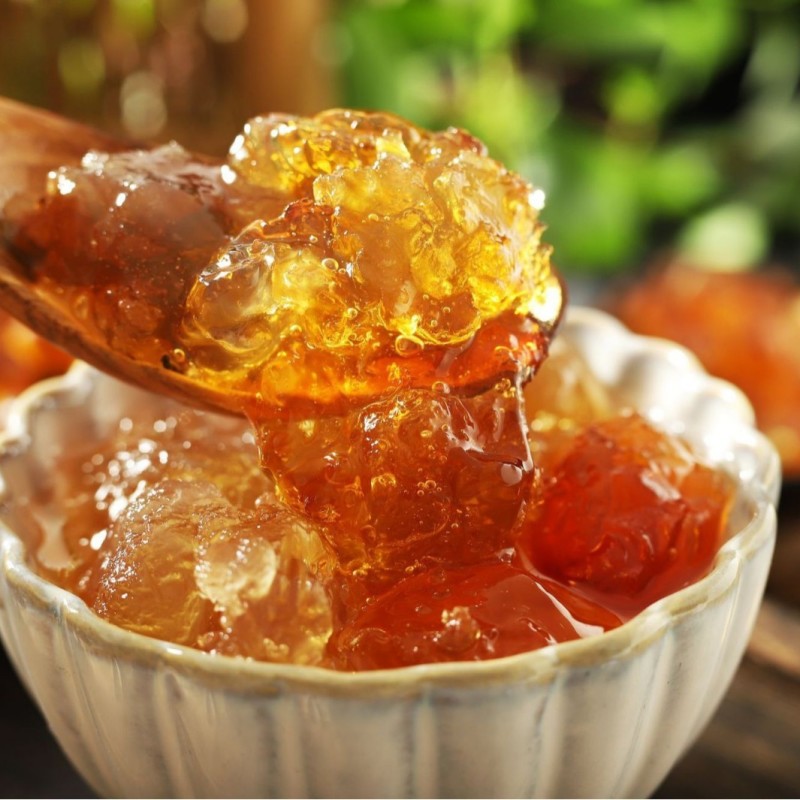 桃胶源头自产自销琥珀机磨珍珠颗粒鲜炖桃胶商用桃胶干料