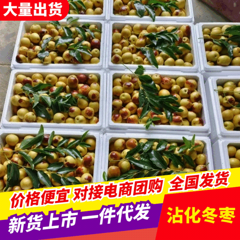 【一件代发】沾化冬枣电商全平台对接，抖音淘宝拼夕夕美团