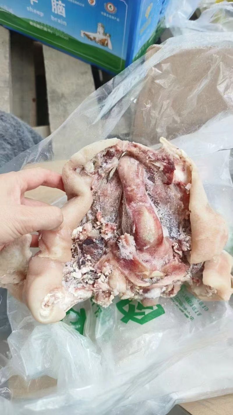 内蒙白羊头肉熟羊肉去骨无冰出称率高真空包装量大从优