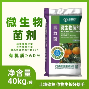 微生物菌剂有机肥有效活菌2亿果树蔬菜肥广西厂家直销