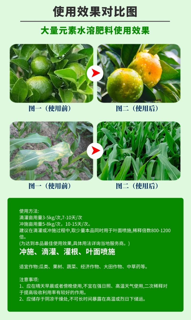彤林大量元素水溶肥28-12-12瓜果蔬菜肥膨果