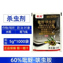 整箱帆邦60%吡蚜呋虫胺快速除水稻稻飞虱农用强力杀虫剂正