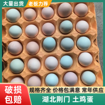 湖北土鸡蛋，炒蒸煮金黄蛋黄饱满新鲜，养殖场现捡现发