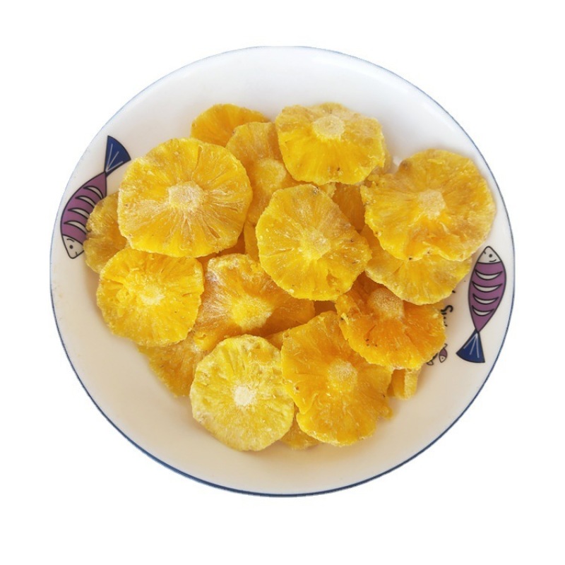 菠萝干凤梨片烘干菠萝片休闲零食水果茶菠萝干
