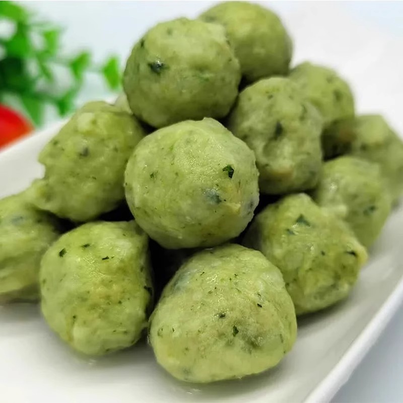 环惠客菠菜丸清真网红涮火锅麻辣烫关东煮冒菜食材串串配菜商