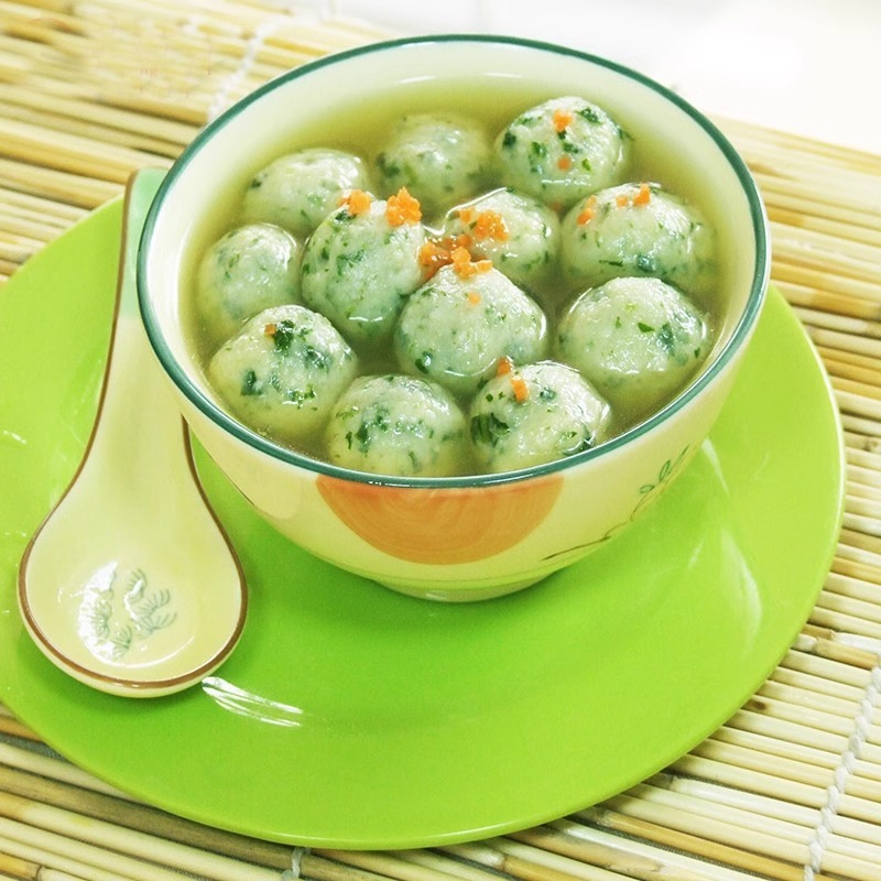 环惠客菠菜丸清真网红涮火锅麻辣烫关东煮冒菜食材串串配菜商