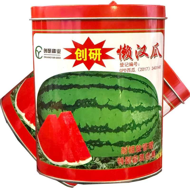 创研懒汉瓜西瓜种子抗病耐重茬耐裂懒汉西瓜种子粗放管理