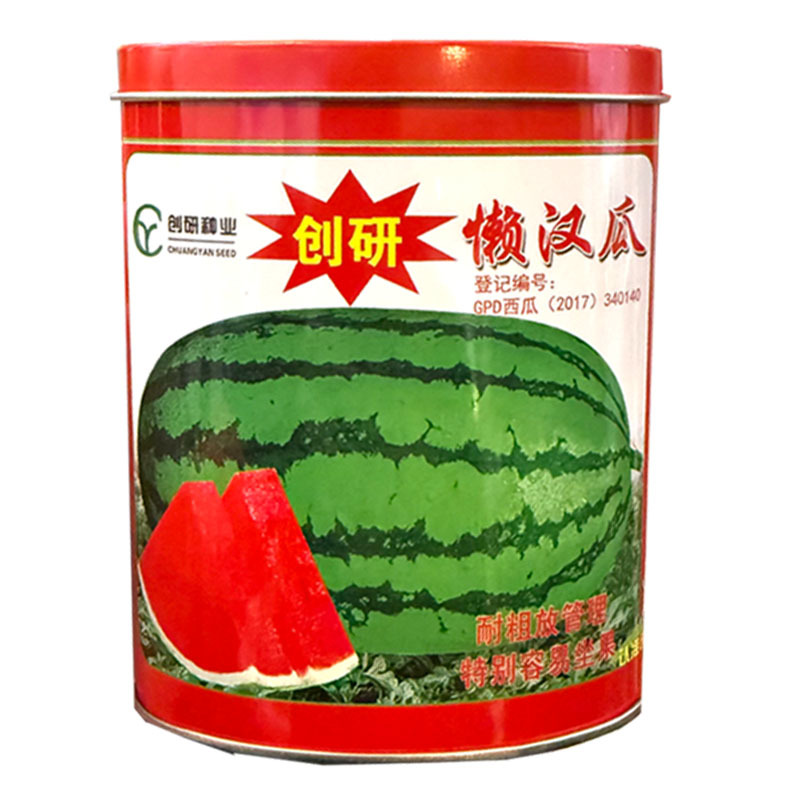 创研懒汉瓜西瓜种子抗病耐重茬耐裂懒汉西瓜种子粗放管理