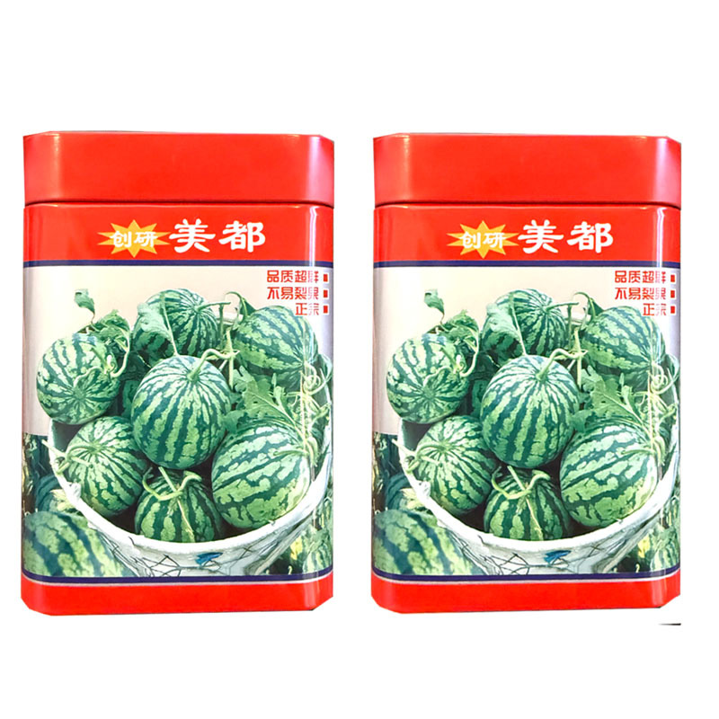 创研美都西瓜种子早中熟麒麟西瓜种籽糖度高肉质细脆基地种植