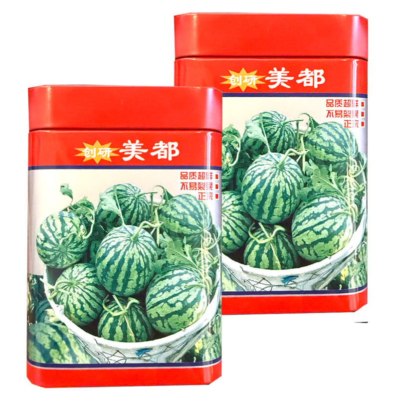 创研美都西瓜种子早中熟麒麟西瓜种籽糖度高肉质细脆基地种植