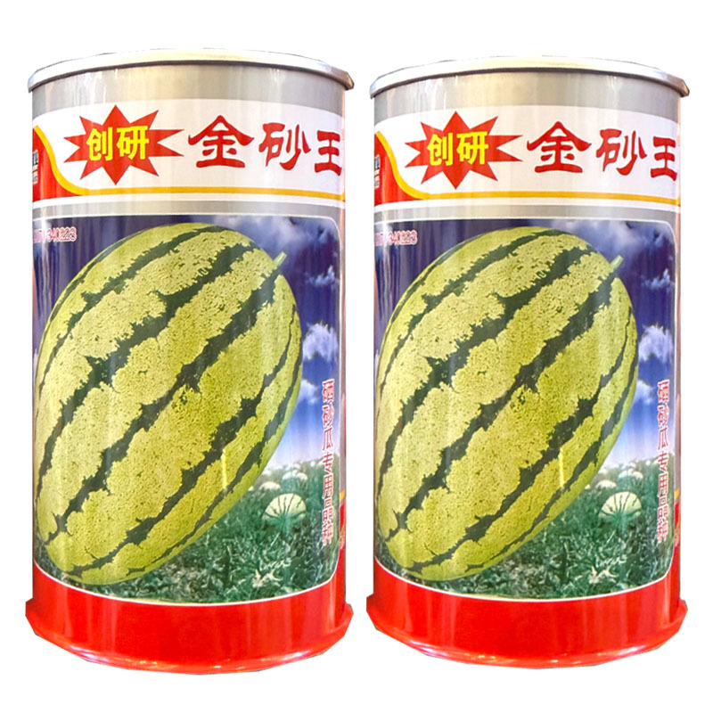 金砂王硒砂西瓜种子杂交浅皮大红瓤西瓜种籽抗病硒砂瓜种子