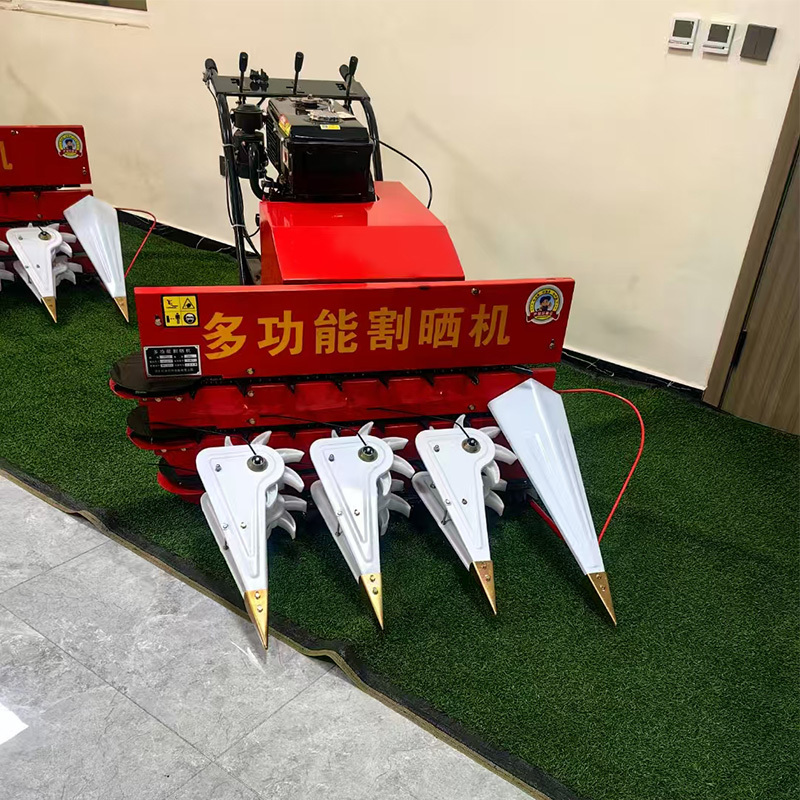 多功能小型手扶割晒机家用割草机小麦谷子牧草收割