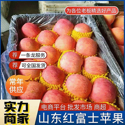 25年新货/红富士苹果/水晶富士全红片红/全国发货