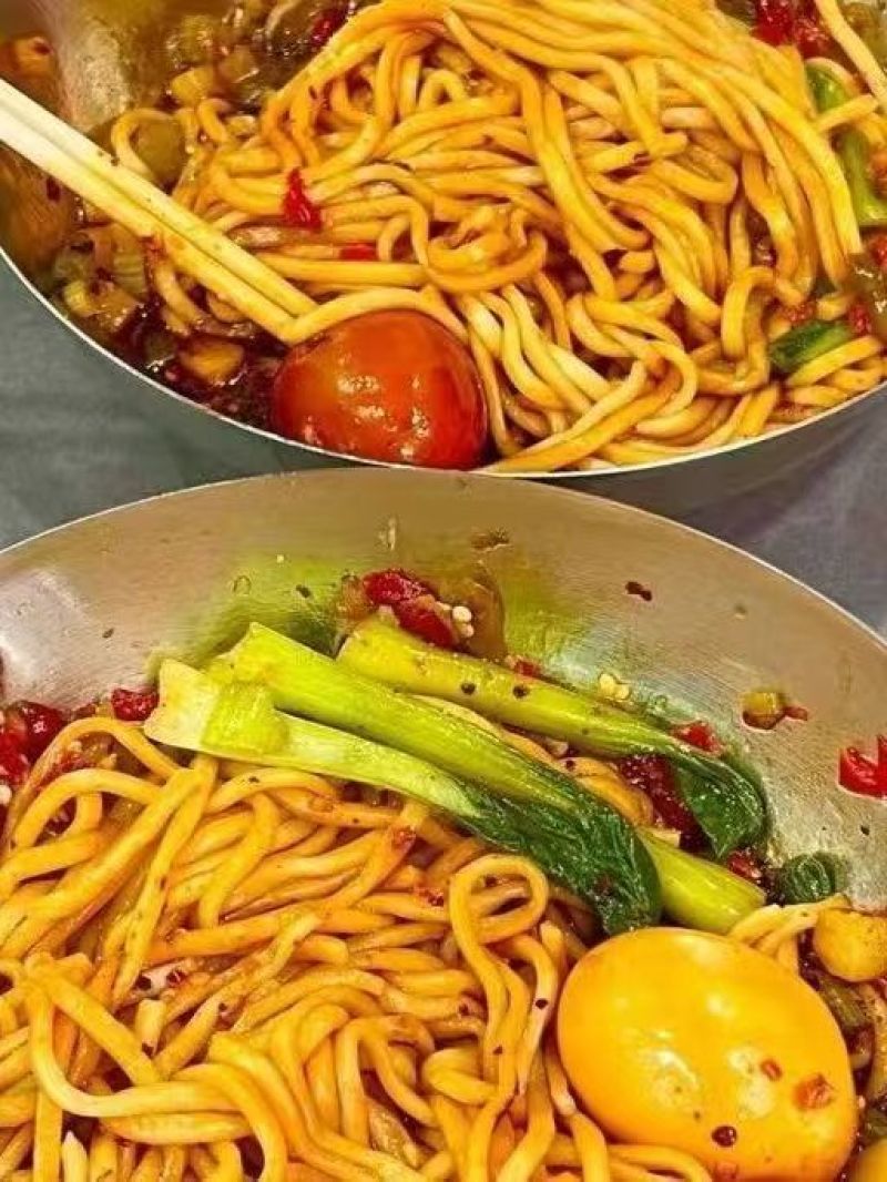 河南正宗餐饮冻鲜湿面条/干拌面/剁椒拌面/口感筋道/软弹