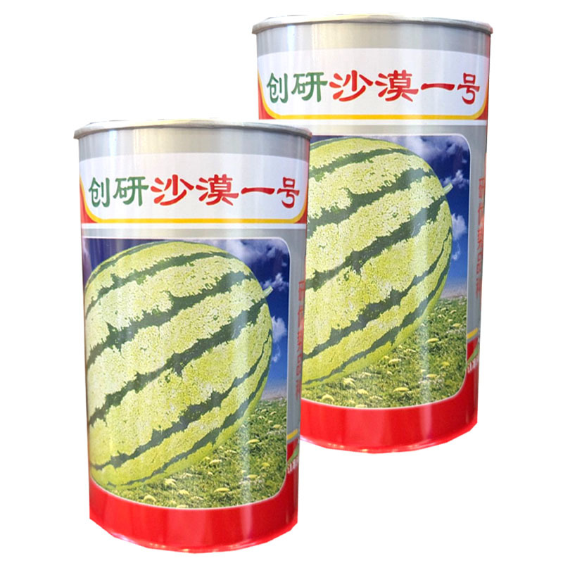 沙漠一号西瓜种子大红瓤花皮椭圆西瓜种籽易坐果皮薄耐贮运