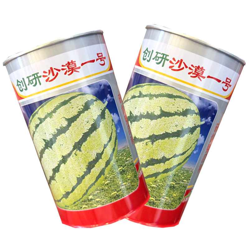 沙漠一号西瓜种子大红瓤花皮椭圆西瓜种籽易坐果皮薄耐贮运