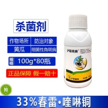 整箱沪联亮爽33%春雷喹啉铜黄瓜细菌性角斑病农用强力杀菌