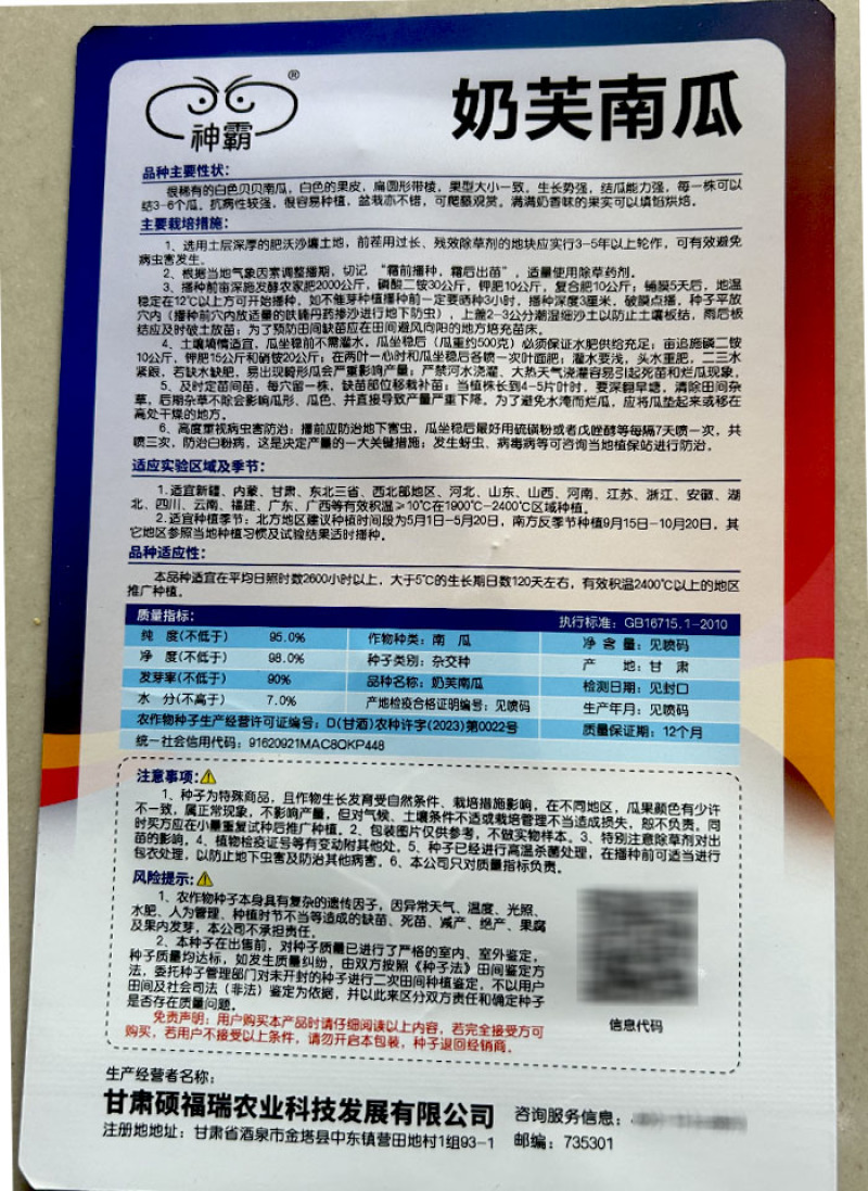 奶芙南瓜种子白贝贝瓜小南瓜大田基地种植甜面易种植