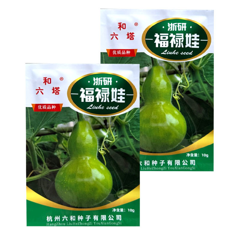 福禄娃葫芦种子早熟抗病浙研亚腰瓠瓜种籽蔓生无苦味
