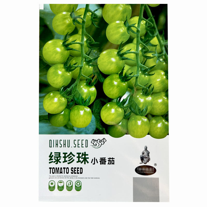 绿珍珠番茄种子中熟樱桃小番茄绿色水果柿子大田种植