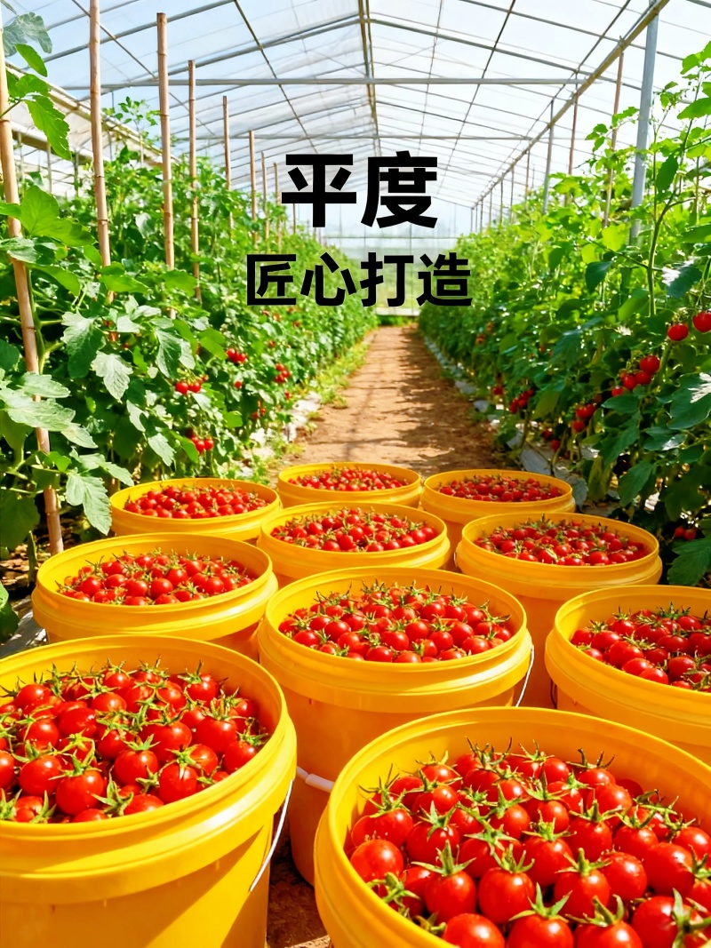 山东平度圣女果，自然成熟酸甜多汁产地直发新鲜