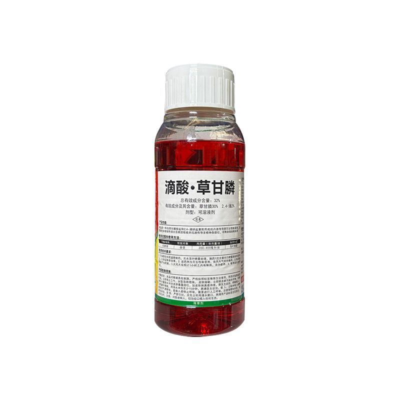 牛不耙32%滴酸草甘磷膦除草烂根剂果园荒地杂草灭草剂除草